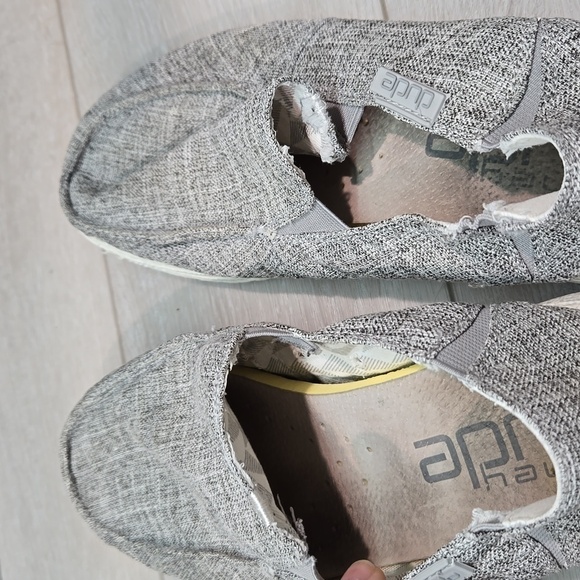 Hey Dude Mens Chan L Linen Iron Loafer Slip on shoes sz 9 - Picture 5 of 13